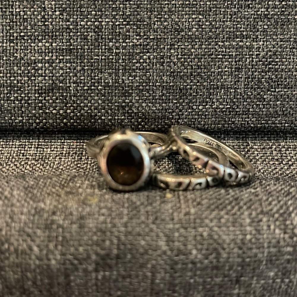 Silpada stacked rings